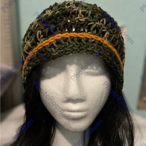 Handmade Camo Knitted Hat